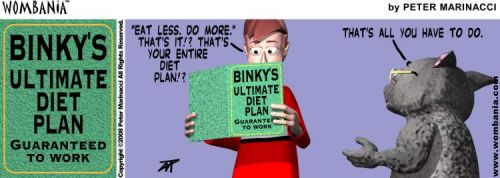 Binky’s Diet Plan