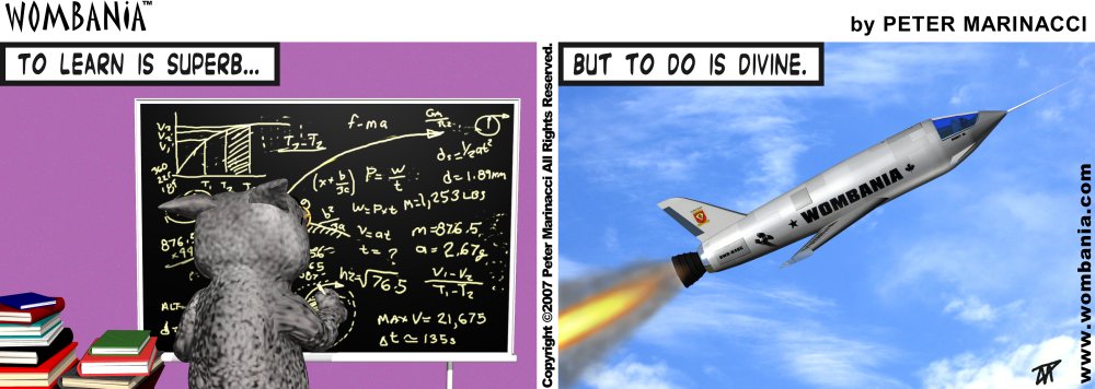 Learning Vs. Doing Learning Vs. Doing
