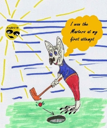 Golfing Fraz by Andro