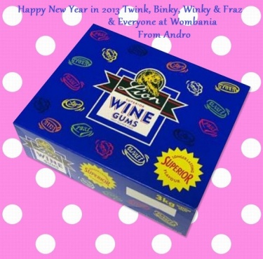 Happy New Years Wine Gums 2013 by Androgoth