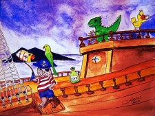 Captain Fraz and the Pirates by Debbie Adams