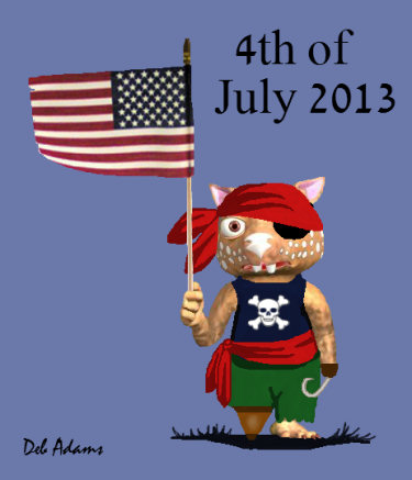 Fraz Fourth of July by Debbie Adams