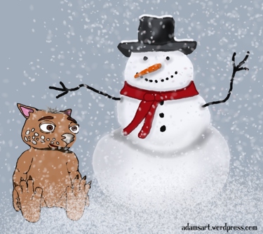  Fraz's Snowman by Debbie Adams