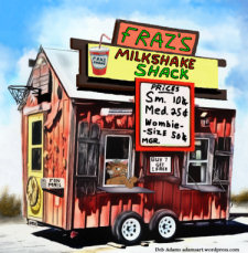 Fraz’s Milkshake Shack by Debbie Adams