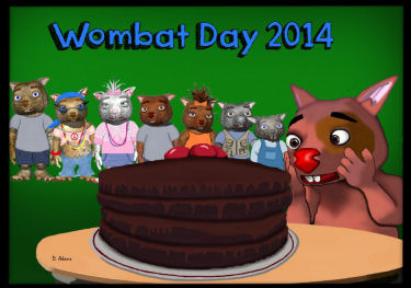 Wombat Day 2014 by Debbie Adams