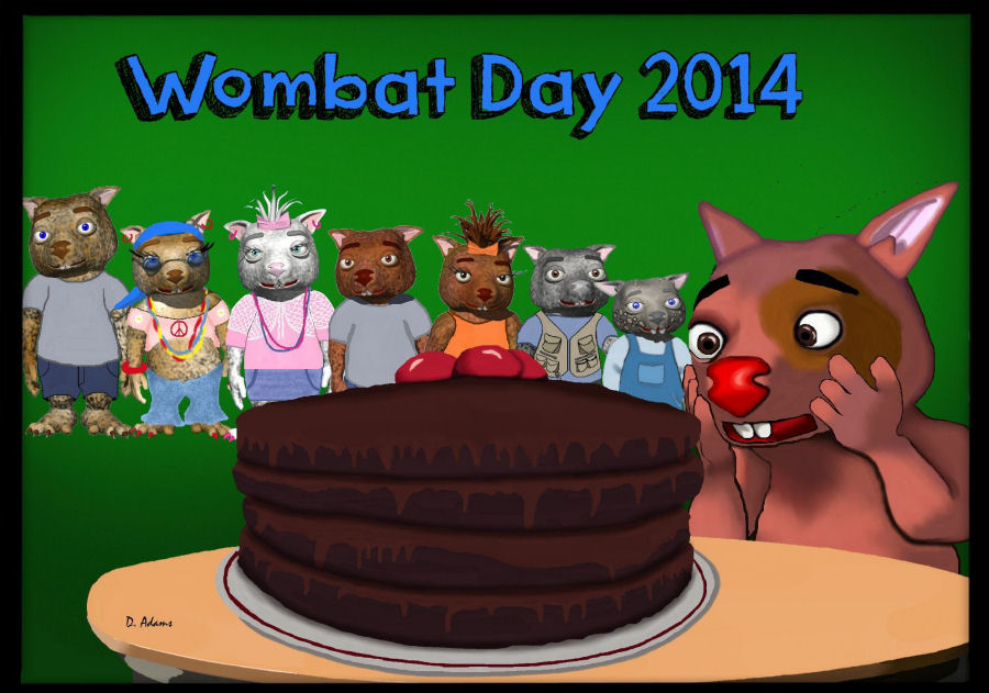 Wombat Day 2014 by Debbie Adams
