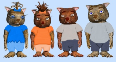 Adopted Wombies Cookie and Chewy by Debbie Adams