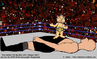 WWE Champion Fraz by Debbie Adams