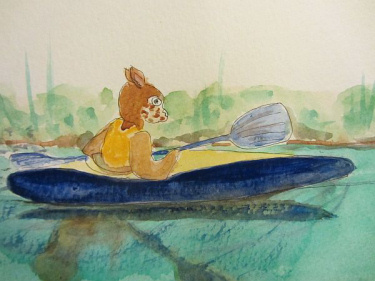Kayaking Fraz by Doron
