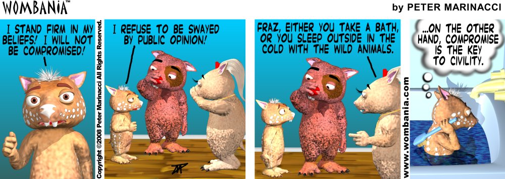 Bath Time Compromise