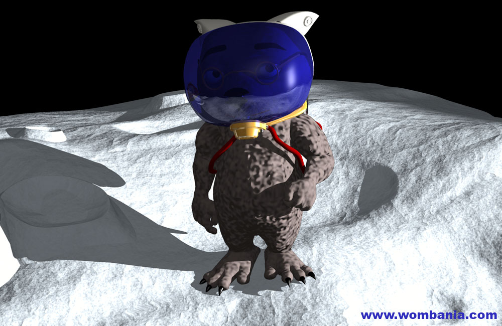 Binky on the Moon