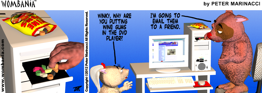 Emailing Wine Gums